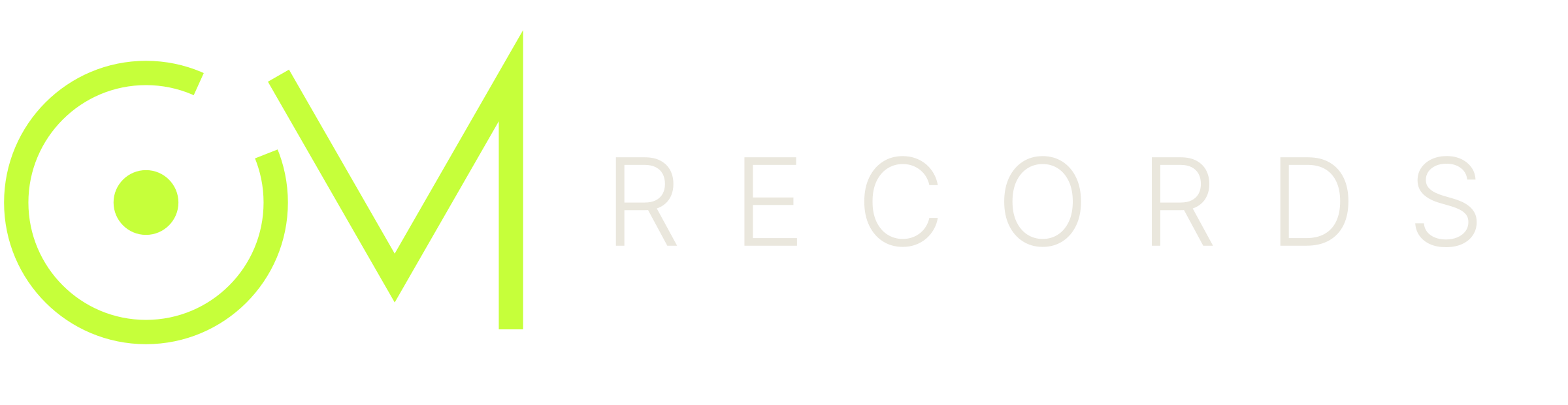 OM Records Logo — Variante Farbe