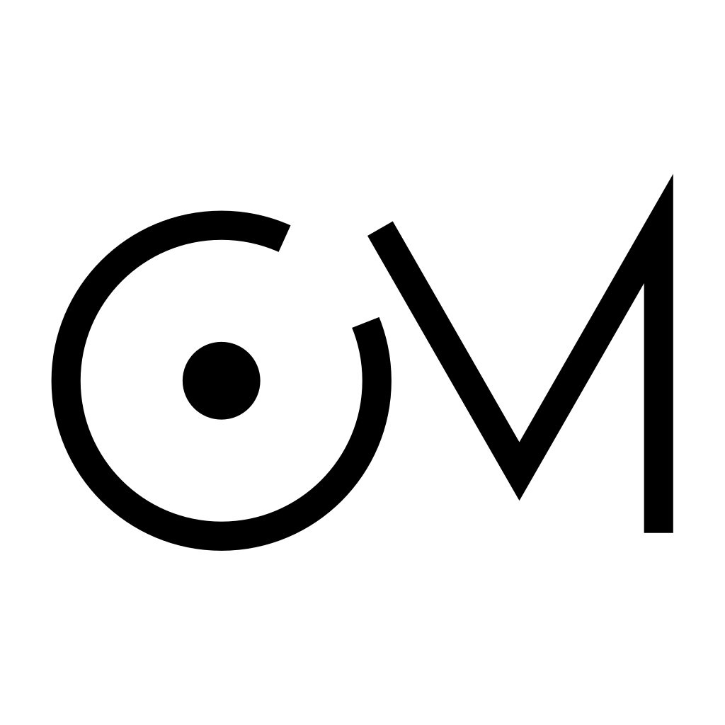 OM Records Logo — Variante Schwarz