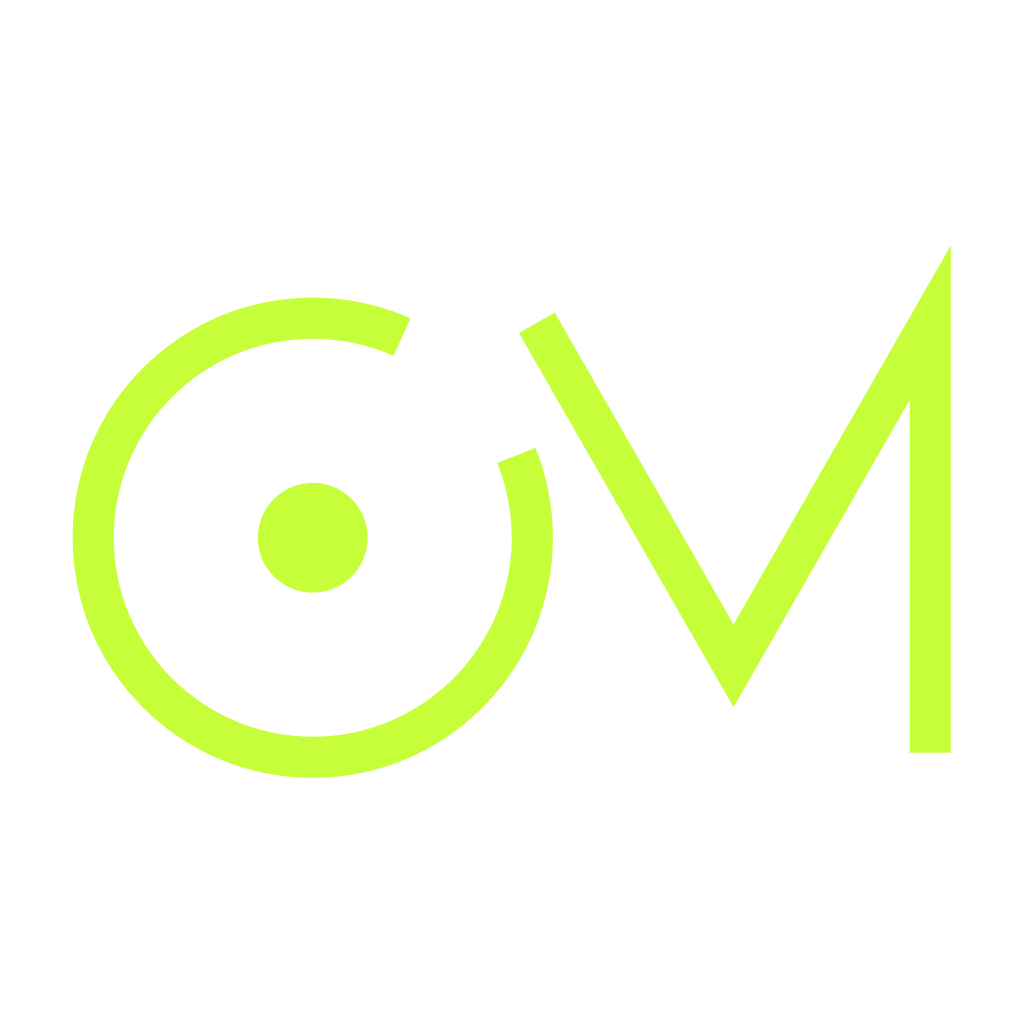 OM Records Logo — Variante Farbe